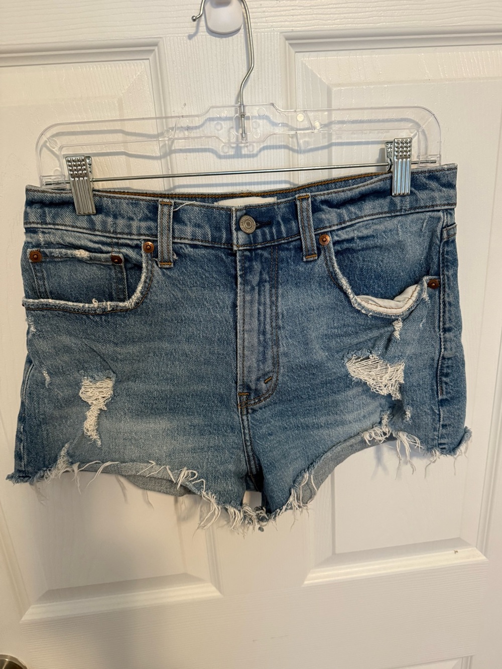 Abercrombie Size 6 Curve Love Mid Rise Shorts